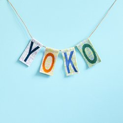 Strikkede bogstaver, tal, flag og figurer